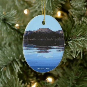 Crater Lake National Park Christmas Tree Ornament