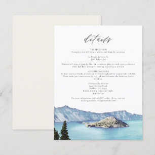 CRATER LAKE National Park Destination Details Card