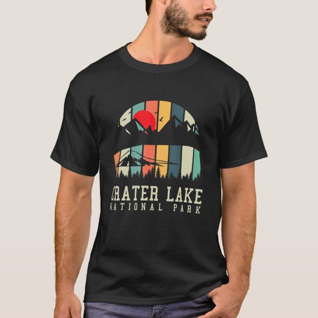 Crater Lake National Park Hiking Vacation 17 T-Shirt (Front)