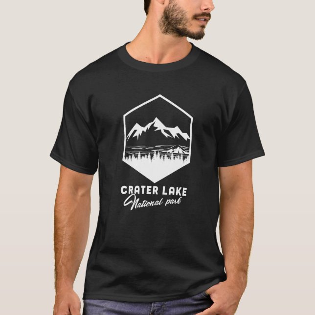 Crater Lake National Park Hiking Vacation  8 T-Shirt (Front)