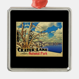 Crater Lake National Park Metal Tree Decoration