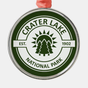 Crater Lake National Park Metal Tree Decoration