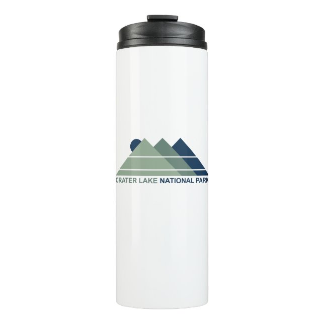 Crater Lake National Park Mountain Sun Thermal Tumbler (Front)