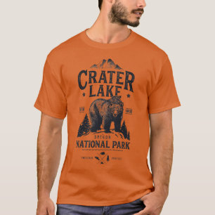 Crater Lake National Park Oregon Bear Vintage (1) T-Shirt