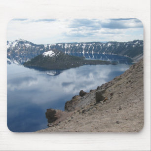 Crater Lake National Park Oregon Mouse Mat