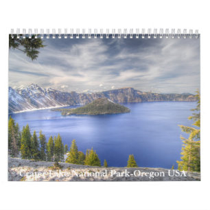 Crater Lake National Park, Oregon, USA Calendar