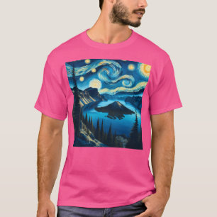 Crater Lake National Park Oregon Usa Design In The T-Shirt