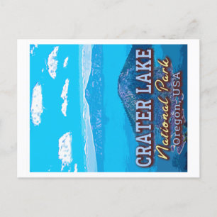 CRATER LAKE NATIONAL PARK - OREGON USA POSTCARD