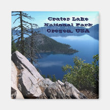 Crater Lake National Park Oregon USA Travel Magnet