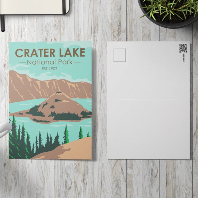  Crater Lake National Park Oregon Vintage Postcard (Creator Uploaded)