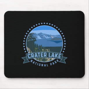 Crater Lake National Park -outdoor Camping Hiking Mouse Mat