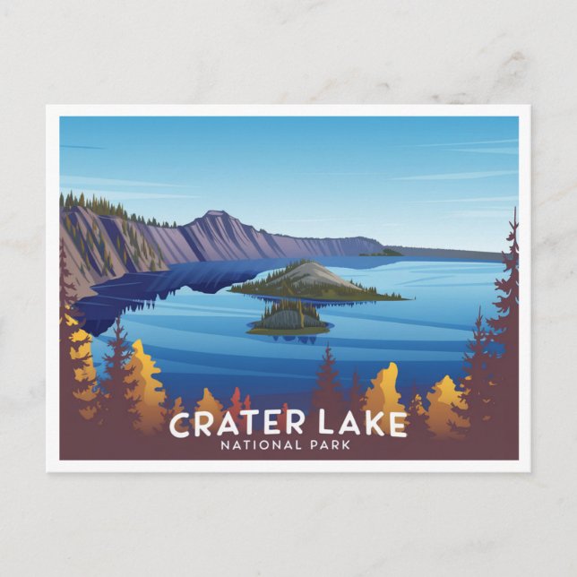 Crater Lake National Park  Postcard (Front)