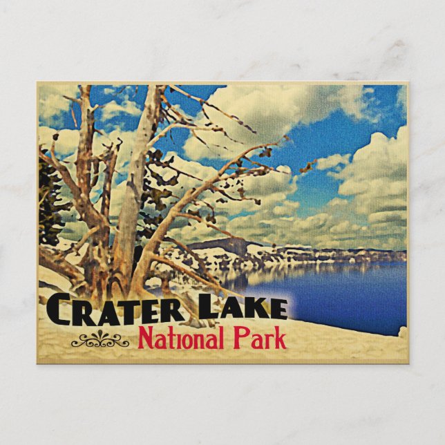 Crater Lake National Park Postcard (Front)