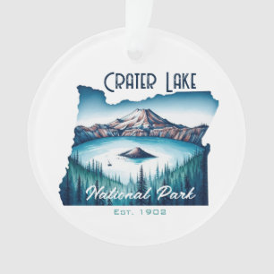 Crater Lake National Park Souvenir Gift Ornament