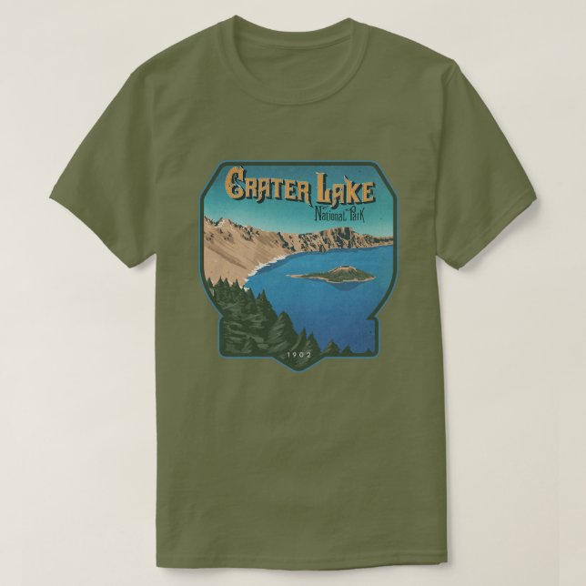 Crater Lake National Park T-Shirt (Design Front)