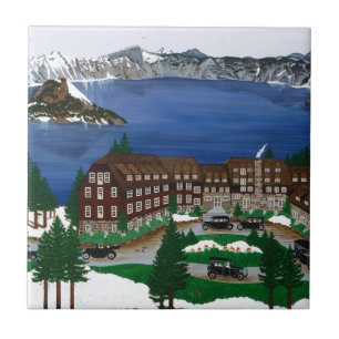 Crater Lake National Park Tile