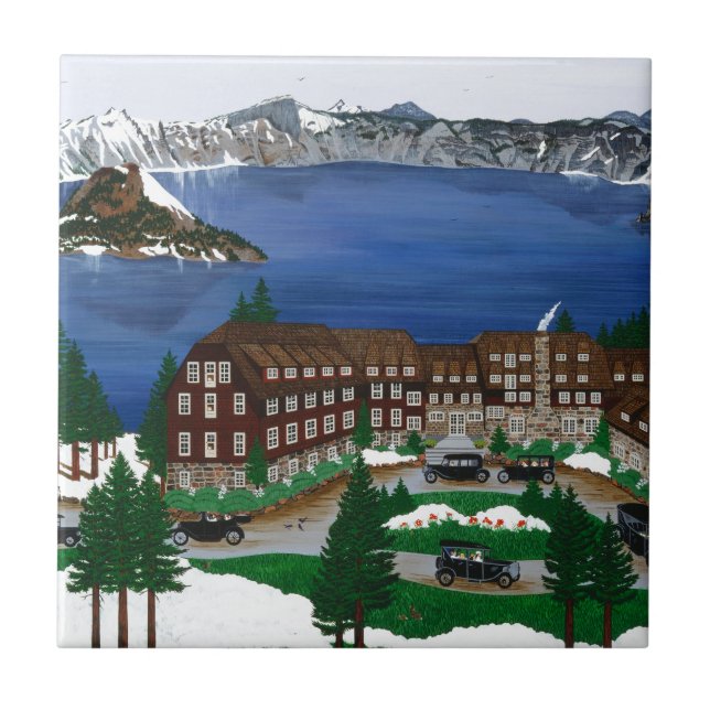 Crater Lake National Park Tile (Front)