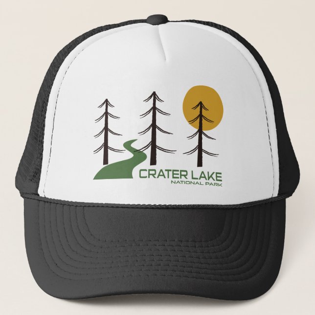 Crater Lake National Park Trail Trucker Hat (Front)