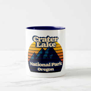 Crater Lake National Park Two-Tone Coffee Mug