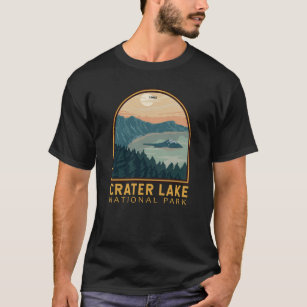 Crater Lake National Park Vintage Emblem T-Shirt