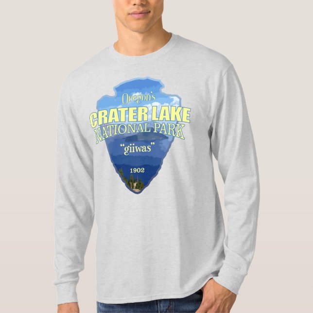 Crater Lake NP (arrowhead) T-Shirt (Front)