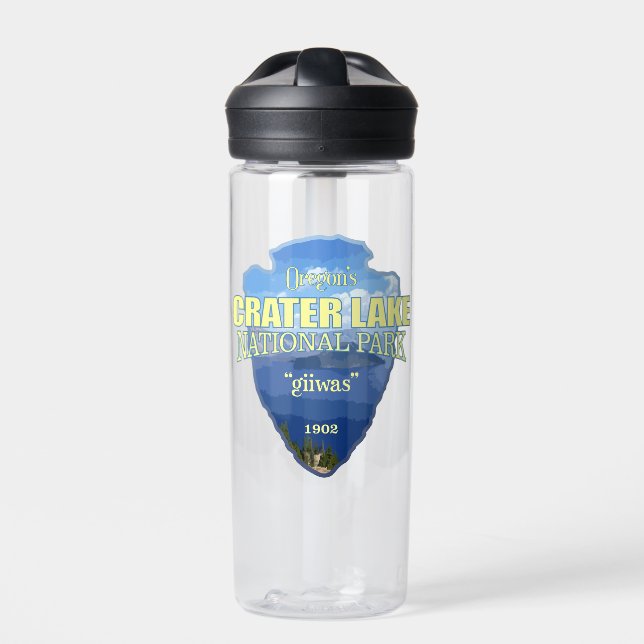 Crater Lake NP (arrowhead)  Water Bottle (Front)