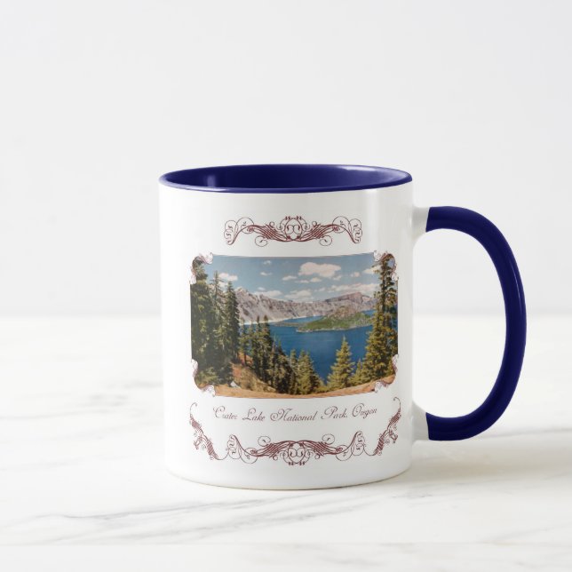 Crater Lake Oregon Coffee Mug (Right)
