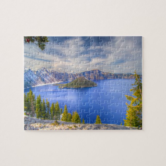 Crater Lake Oregon Jigsaw Puzzle (Horizontal)