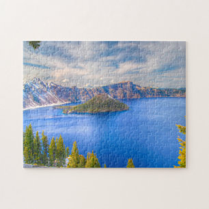 Crater Lake Oregon. Jigsaw Puzzle