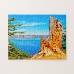 Crater Lake Oregon. Jigsaw Puzzle