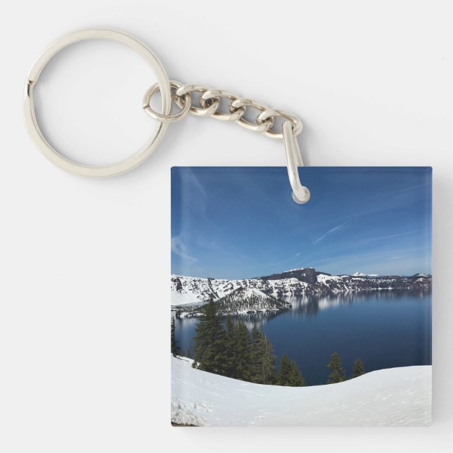 Crater Lake, Oregon Key Ring (Front)