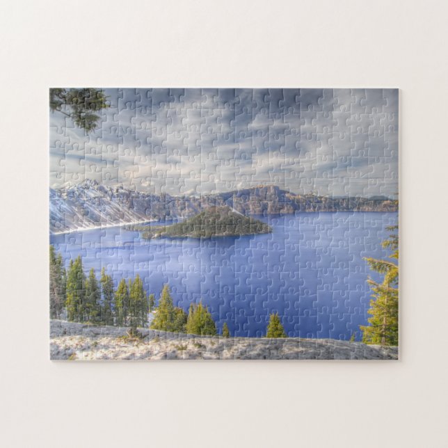Crater Lake Oregon National Park Usa Jigsaw Puzzle (Horizontal)