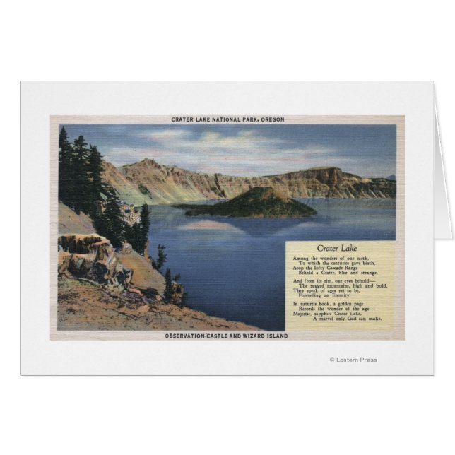 Crater Lake, Oregon - Observation (Front Horizontal)
