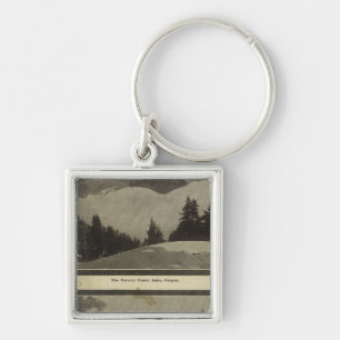 Crater Lake Oregon Orchard scene Key Ring