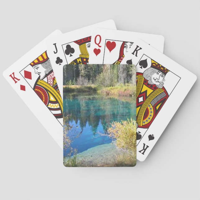 Crater Lake Oregon Playing Cards (Back)
