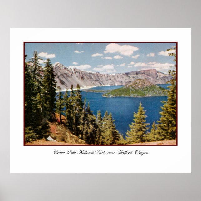 Crater Lake Oregon Poster (Front)