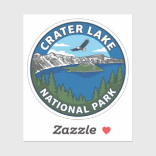 Crater Lake Oregon Retro National Park