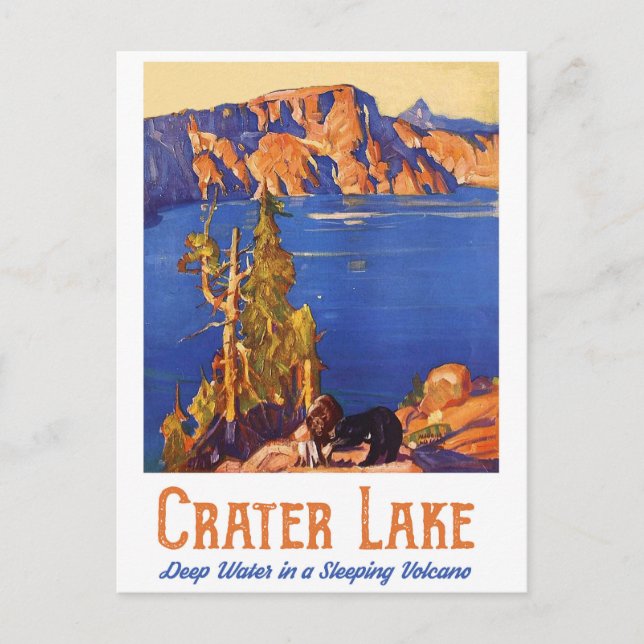 Crater Lake Postcard (Front)