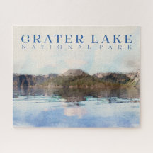 Crater Lake Puzzle,  National Park 