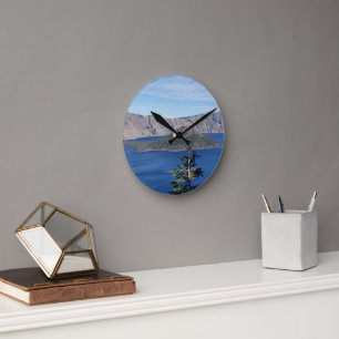 Crater Lake Round Clock