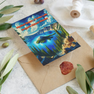 Crater Lake Serenity Postcard