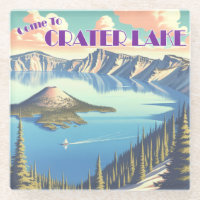 Crater Lake Vintage Poster