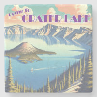 Crater Lake Vintage Poster