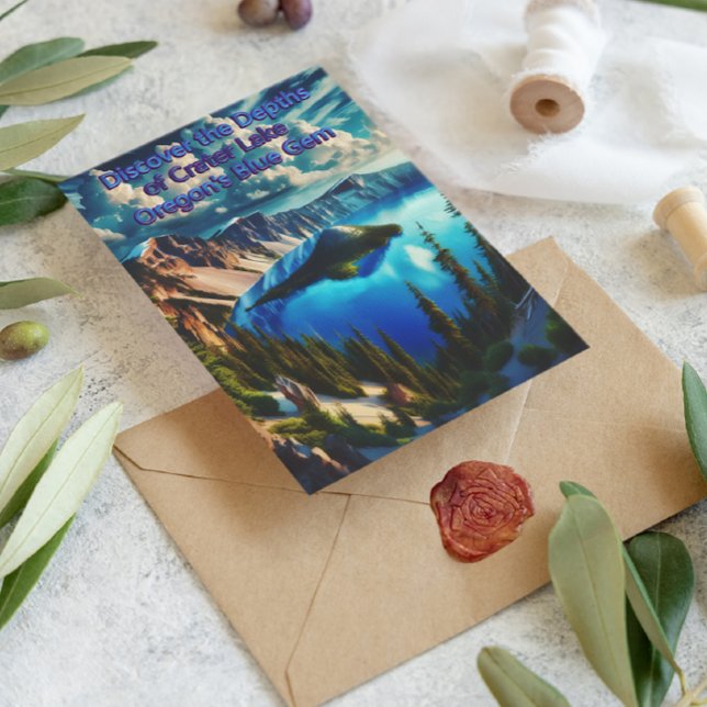 Crater Lakes Serene Morning Light Postcard (Creator Uploaded)