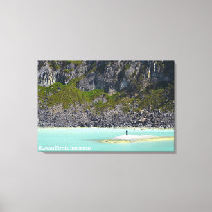 Crater Landscape Travel Photography Indonesia Canvas Print
