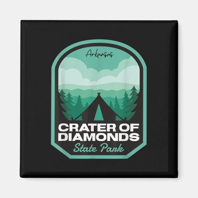 Crater Of Diamonds State Park Ar Camping  Magnet (Front)