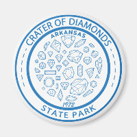 Crater of Diamonds State Park Arkansas Badge