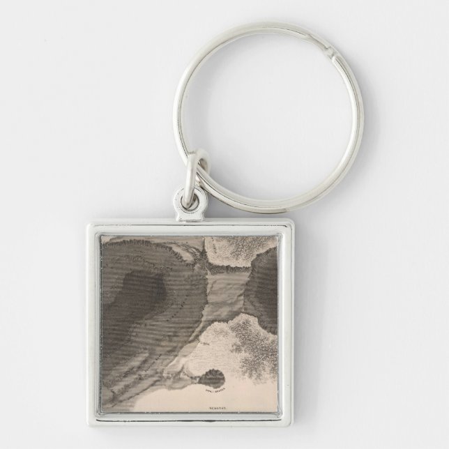 Crater of Kilauea, Hawaii Key Ring (Front)