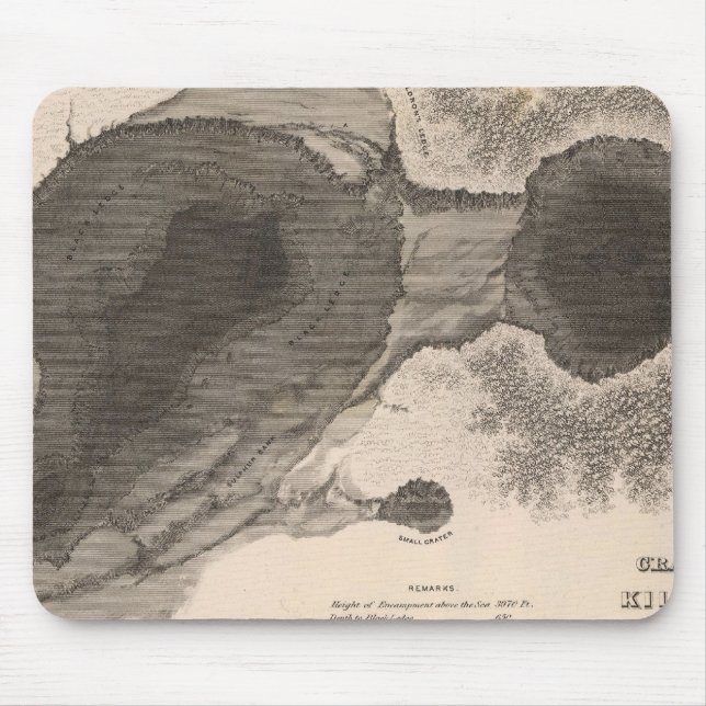 Crater of Kilauea, Hawaii Mouse Mat (Front)