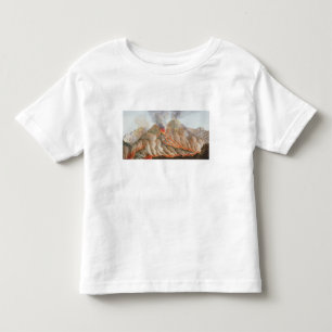 Crater of Mount Vesuvius from an original drawing Toddler T-Shirt